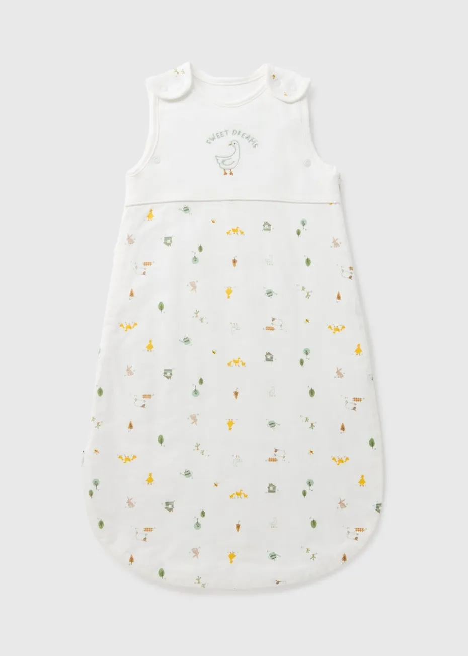 Baby Cream Farm Sleeping Bag (Newborn-23mths)