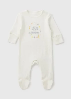 Baby Cream Grandad Sleepsuit (Newborn-18mths)
