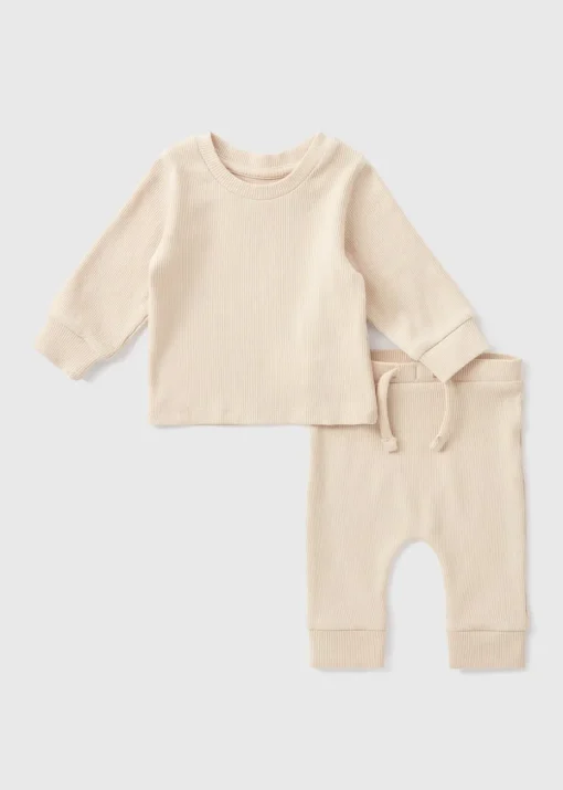 Baby Cream Top & Legging Set (Newborn-23mths)