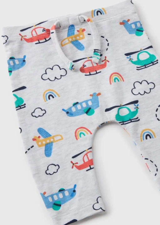 Baby Grey Transport Leggings (Newborn-23mths)