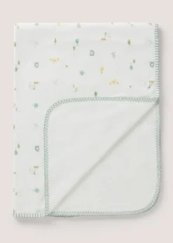 Baby Sage Animal Shawl