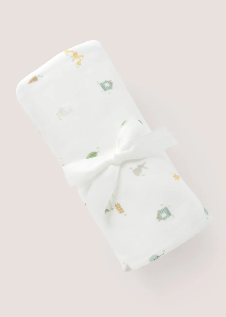 Baby Sage Animal Shawl