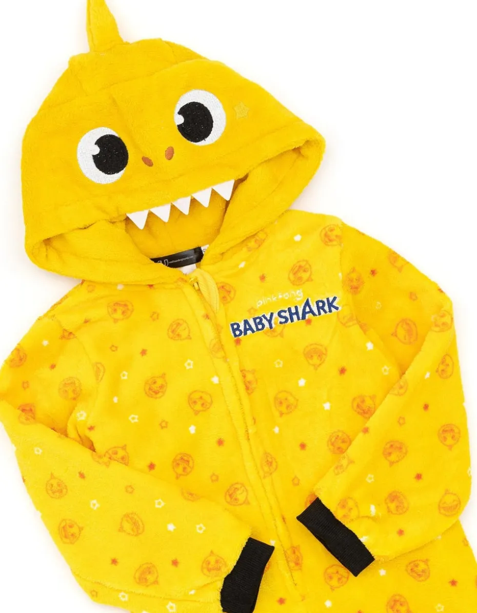 Baby Shark Yellow Kids Onesie (12 months- 3 Years)