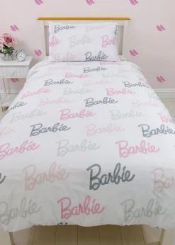Barbie Figures Reversible Duvet Cover Set