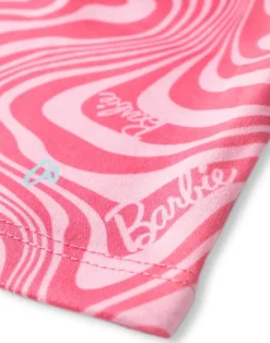 Barbie Girls Pink All Over Pattern Pyjama Set (3 - 12 Years)