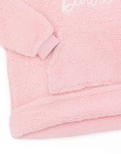 Barbie Girls Pink Logo Blanket Hoodie (6 - 13 Years)