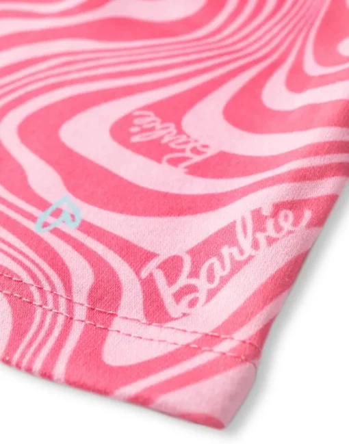 Barbie Kids Pink Shortie Pyjama Set (3-12 Years)