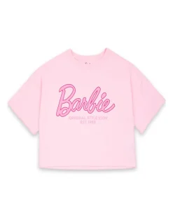 Barbie Pink Logo All Over Print Pyjama Set
