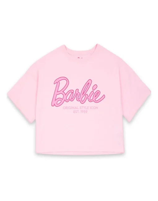 Barbie Pink Logo All Over Print Pyjama Set
