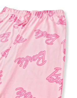 Barbie Pink Logo All Over Print Pyjama Set