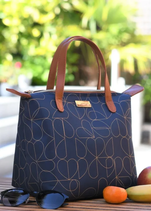 Beau & Elliot Brokenhearted Luxury Lunch Tote Navy
