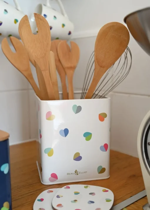 Beau & Elliot Confetti Bread Bin and Utensil Pot