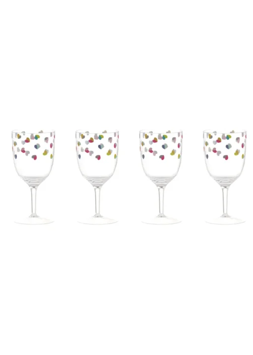 Beau & Elliot Mini Confetti Wine Glasses (Set of 4)