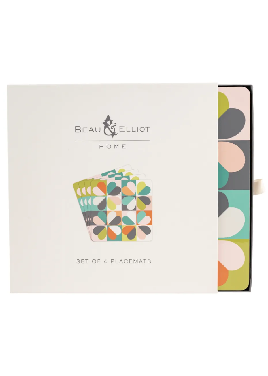 Beau & Elliot Multi Carnaby Placemats Bloom in Box Set of 4