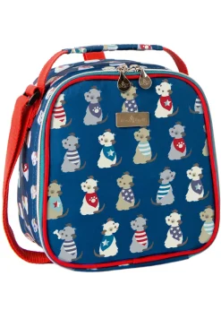 Beau & Elliot Navy Scruffy Pup Kids Lunch Bag