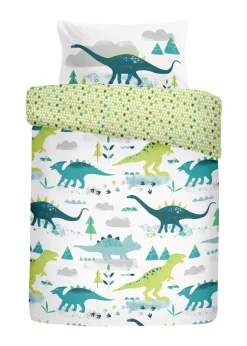 Bedlam Dino Glow in the Dark Multi Duvet Cover Set
