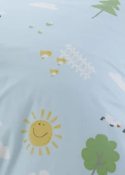 Bedlam Farmyard Friends Blue Duvet Cover Set