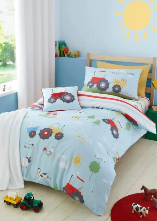 Bedlam Farmyard Friends Blue Duvet Cover Set