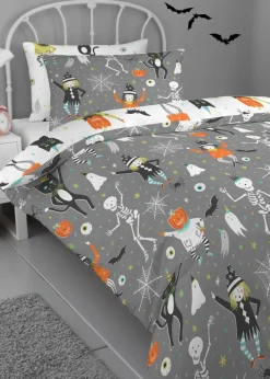 Bedlam Halloween Party Duvet Cover Set