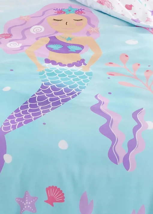 Bedlam Mermaid Vibes Aqua Duvet Cover Set