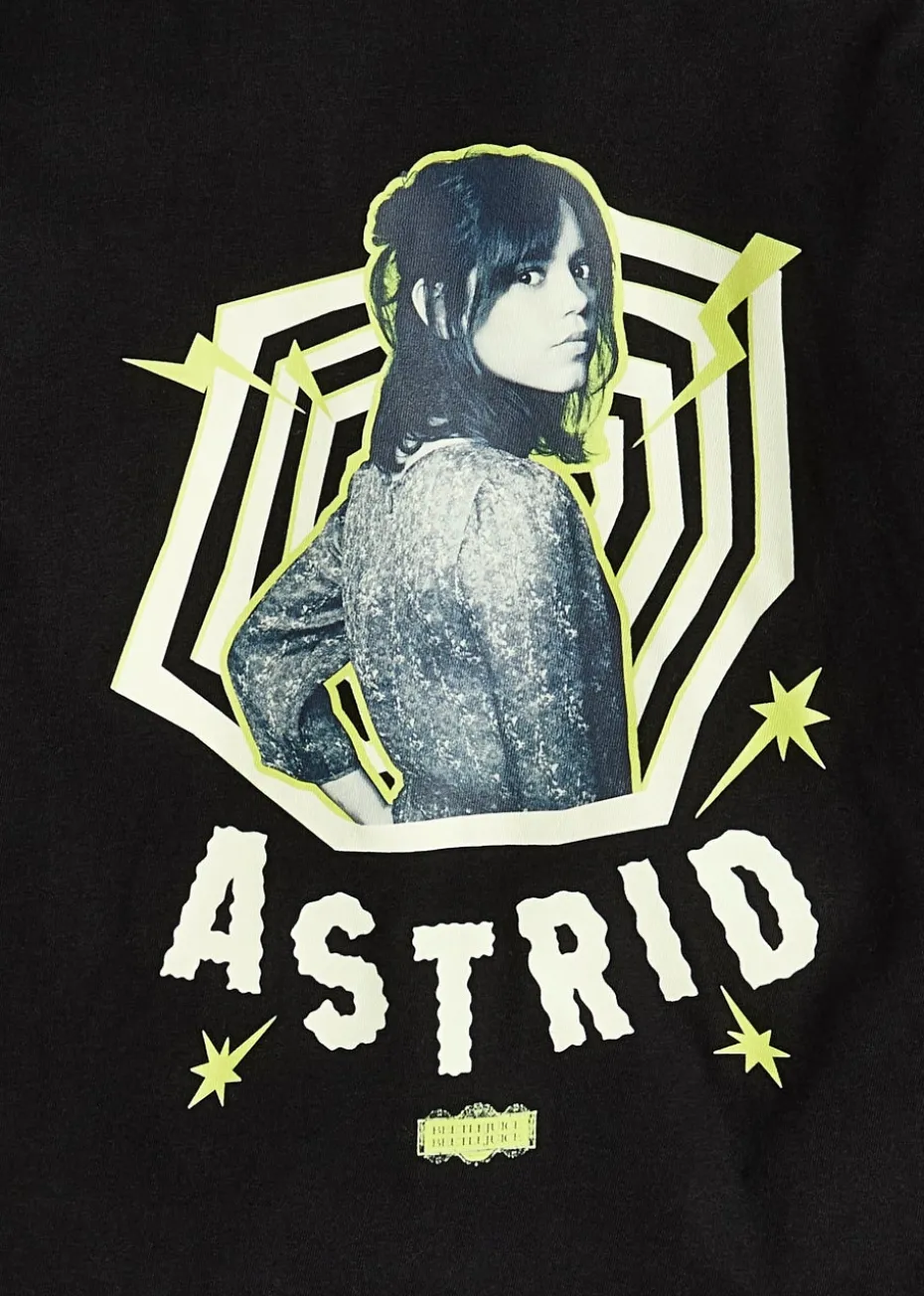 Beetlejuice Black and Grey Pyjama Set