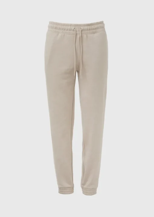 Beige Tapered Jogging Bottoms