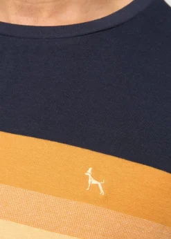 Bewley & Rich Navy/Orange Kemble T-Shirt