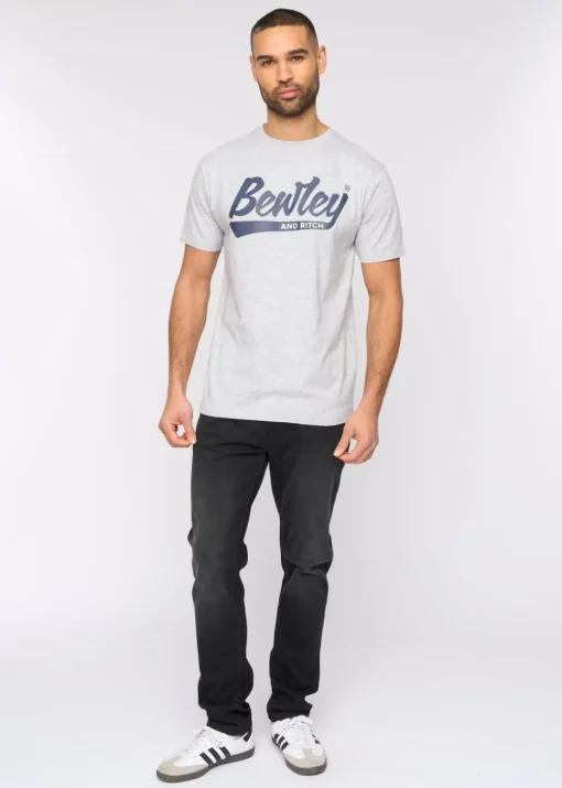 Bewley & Ritch Light Grey Marl Macklin T-Shirt