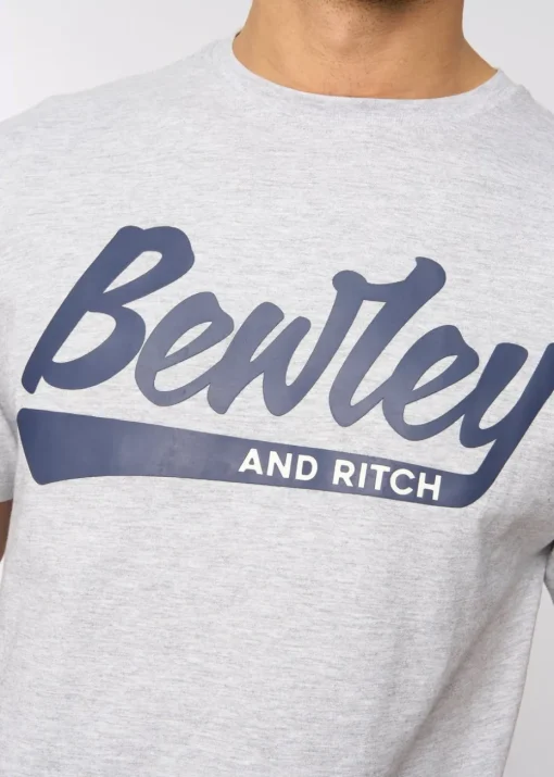 Bewley & Ritch Light Grey Marl Macklin T-Shirt