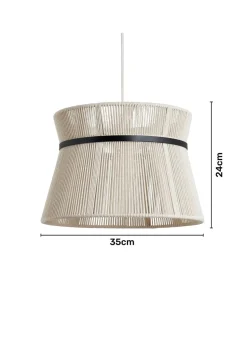 BHS Bahia String Bound Double Easyfit Natural (24cm x 35cm)
