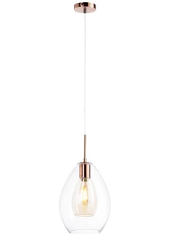 BHS Carmella Pendant Copper (Adjustable 51-103cm x 25cm)