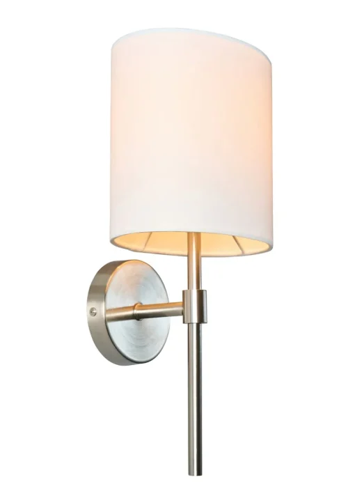 BHS Chrome Oz Shade Wall Light (38cm x 16.5cm)