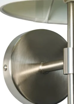 BHS Chrome Oz Shade Wall Light (38cm x 16.5cm)