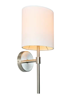 BHS Chrome Oz Shade Wall Light (38cm x 16.5cm)
