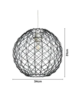 BHS Ecton Wire Ball Easyfit Black (31cm x 34cm)