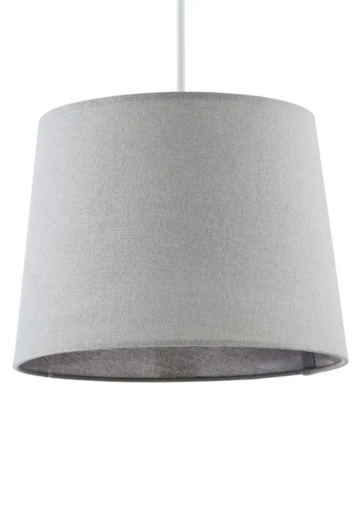 BHS Lang Linen Easyfit Shade Grey (22cm x 30cm)