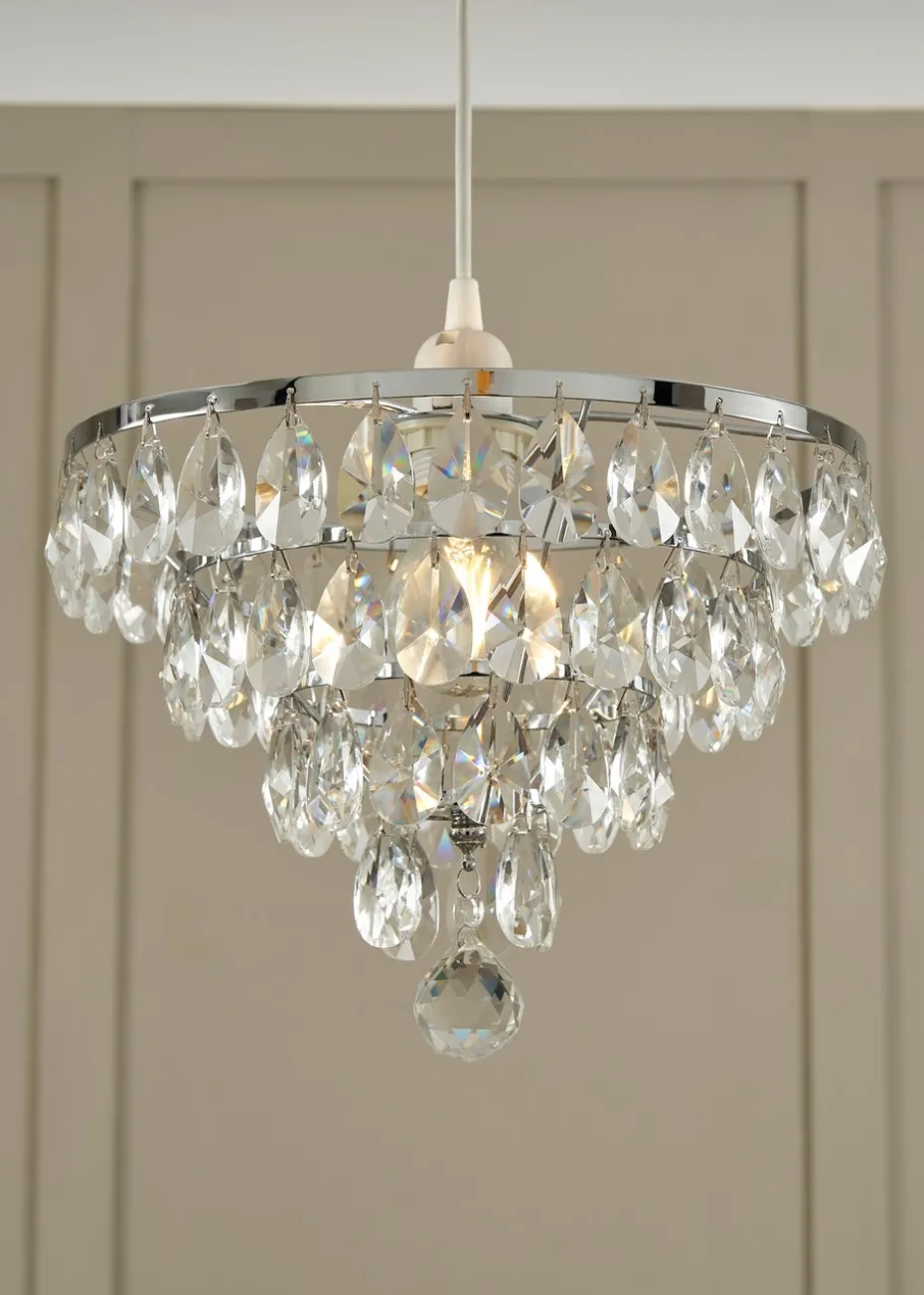 BHS Lighting Elianis Easyfit Chrome (21cm x 30cm)