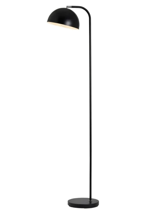 BHS Lighting Trevi Floor Lamp Black (155cm x 25cm)
