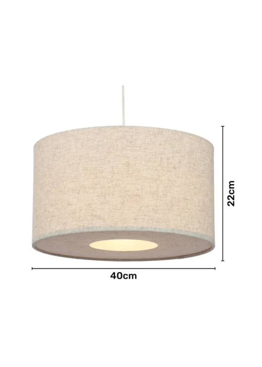 BHS Merle Easy Fit Light Shade (22cm x 39.5cm x 39.5cm)