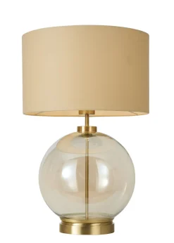 BHS Metro Table Lamp Brass & Champagne (57cm x 36.5cm)