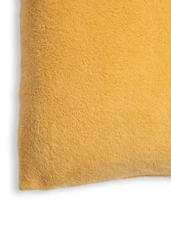 BHS Microfleece Ochre Cushion (45x45cm)