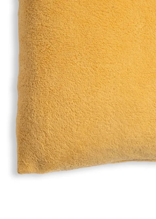 BHS Microfleece Ochre Cushion (45x45cm)