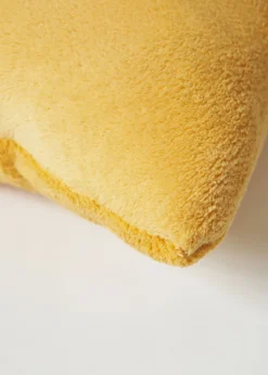 BHS Microfleece Ochre Cushion (45x45cm)