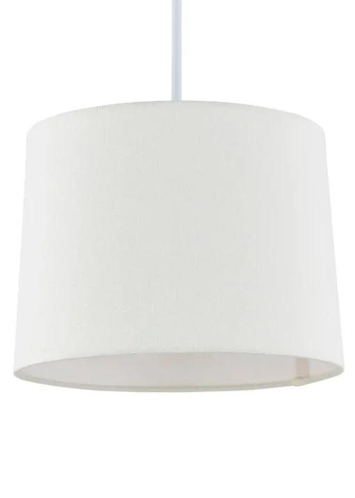BHS Mira 25cm Linen Easyfit Shade Natural (19cm x 25cm)