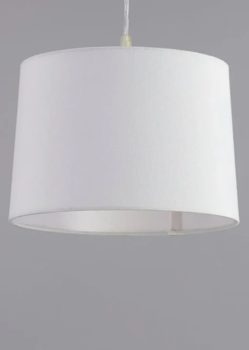 BHS Mira 25cm Linen Easyfit Shade Natural (19cm x 25cm)