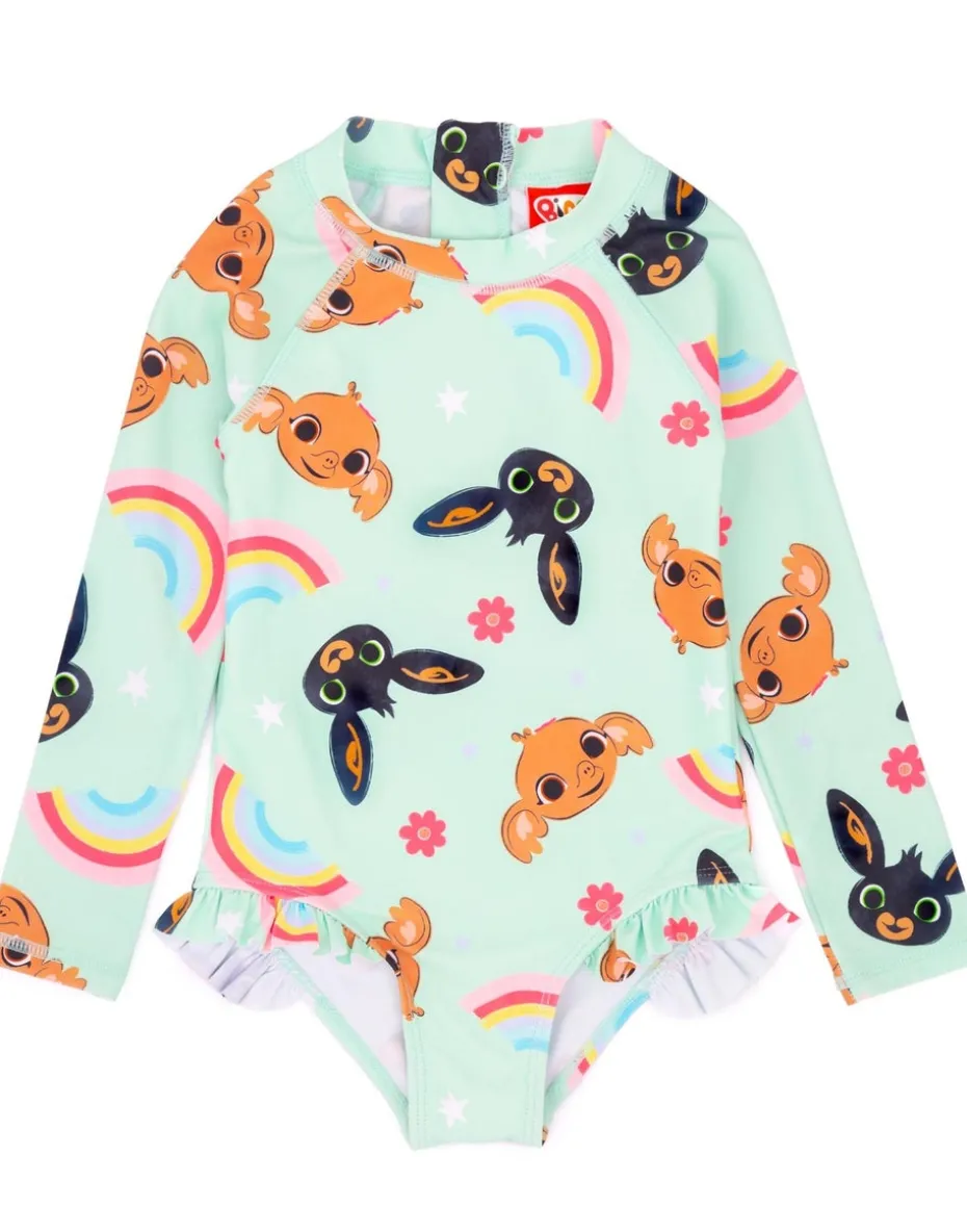 Bing Bunny Characters Kids Light Blue Swimsuit (12 Months-5 Years)