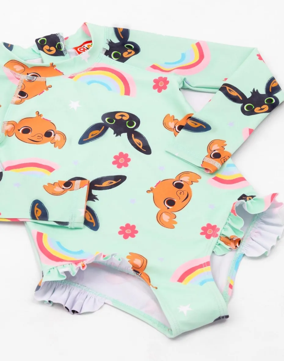 Bing Bunny Characters Kids Light Blue Swimsuit (12 Months-5 Years)