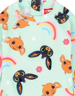 Bing Bunny Characters Kids Light Blue Swimsuit (12 Months-5 Years)