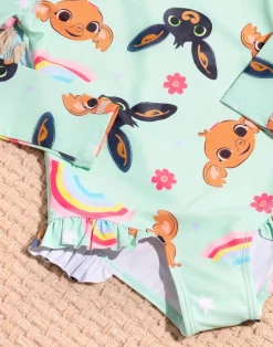 Bing Bunny Characters Kids Light Blue Swimsuit (12 Months-5 Years)