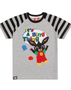 Biny Bunny Grey Kids Shortie Pyjamas (18 Months-5 Years)